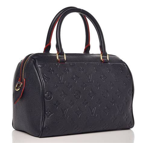 lv speedy marine rouge|Speedy Bandoulière 25 Monogram Empreinte Leather .